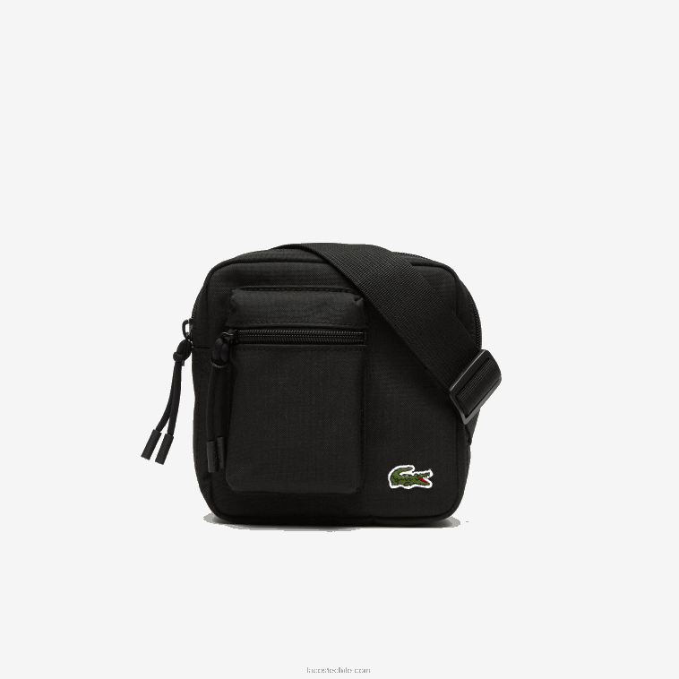 hombres Lacoste 991 bolso cámara ajustable con cremallera en el hombro N6XZ22091 hombres Lacoste 991 bolso cámara ajustable con cremallera en el hombro N6XZ22091