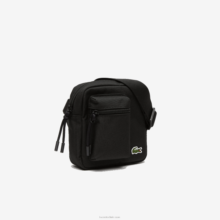 hombres Lacoste 991 bolso cámara ajustable con cremallera en el hombro N6XZ22091