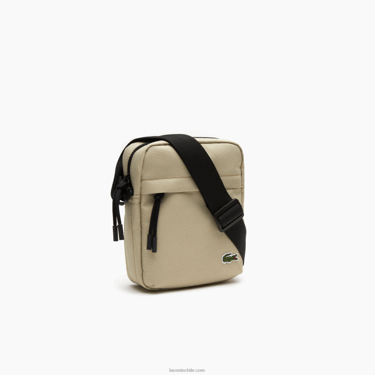 hombres Lacoste atigrado l37 bolso cruzado con cremallera N6XZ21979