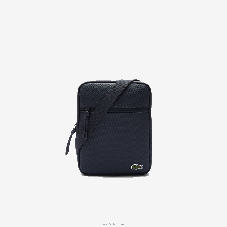 hombres Lacoste eclipsar b88 bolsa crossover lcst mediana de petit piqué con cremallera N6XZ22012