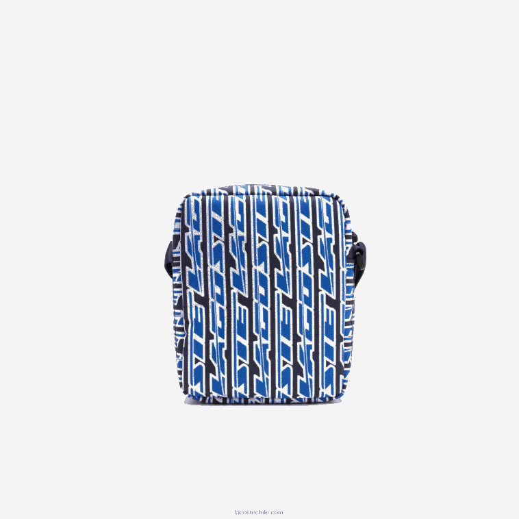 hombres Lacoste mono royaume blanco l63 bolsa messenger vertical con logo estampado N6XZ21974
