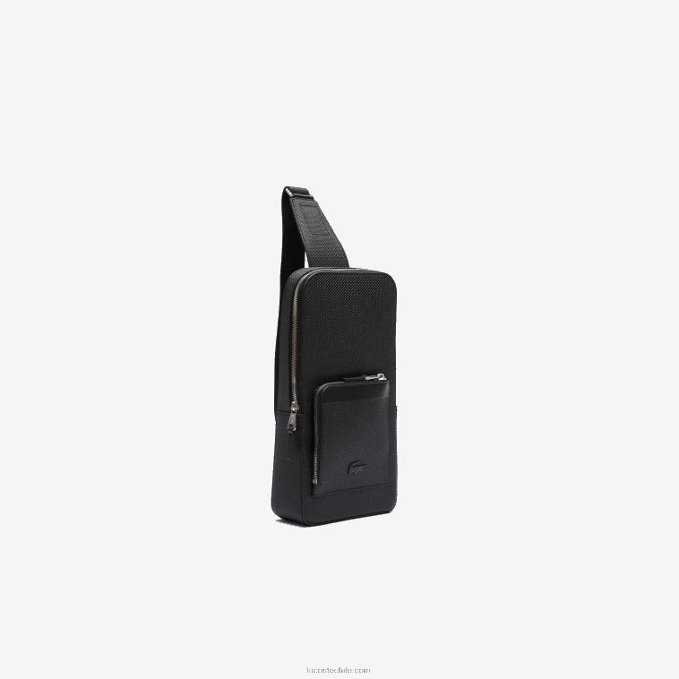 hombres Lacoste negro 000 bolso de piel chantaco snug N6XZ22014
