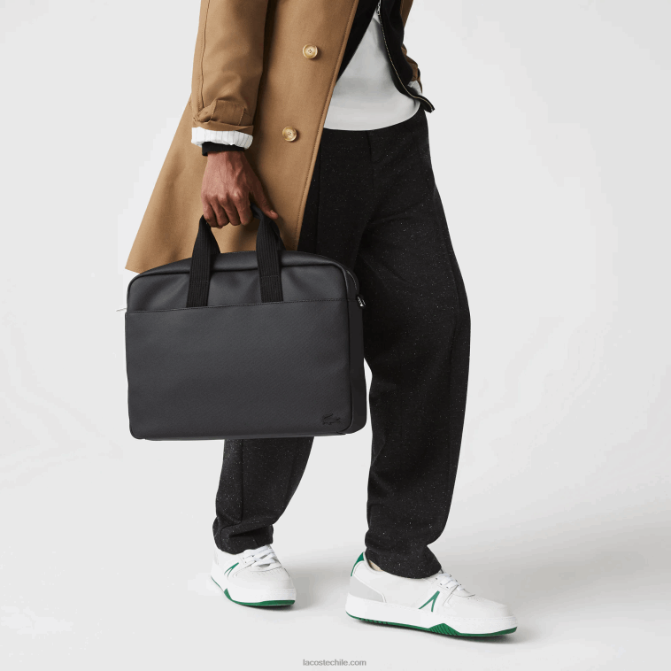 hombres Lacoste negro 000 bolso portaordenador clásico petit piqué N6XZ22027
