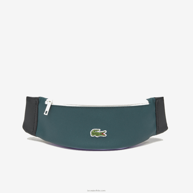 hombres Lacoste noir laponie plumaje cyna l19 riñonera con efecto patchwork N6XZ22061