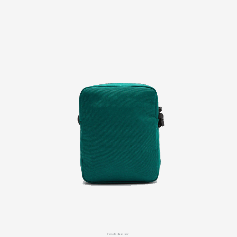 hombresforet minecraft j94 bolso cruzado vertical de lona con estampado de lacoste x minecraft N6XZ22033