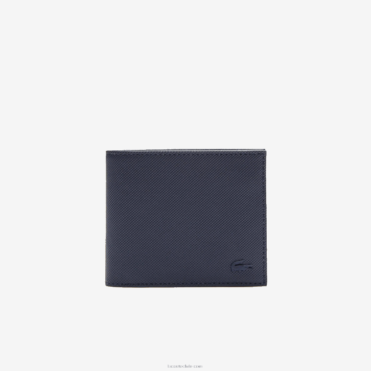 hombres Lacoste 21 cartera tres tarjetas clásica de petit piqué N6XZ22059 hombres Lacoste 21 cartera tres tarjetas clásica de petit piqué N6XZ22059