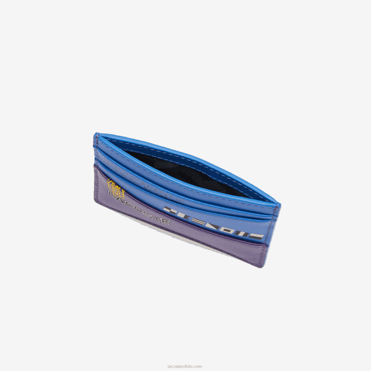 hombres Lacoste samui marino k89 tarjetero con estampado náutico en bloques de color N6XZ22132