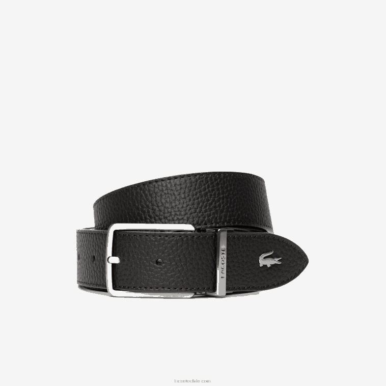hombres Lacoste 28 cinturón con hebilla grabada N6XZ22097 hombres Lacoste 28 cinturón con hebilla grabada N6XZ22097