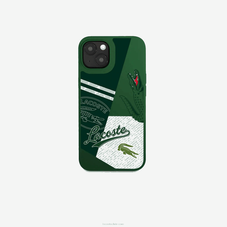 hombres Lacoste vert 132 b01 funda para iphone 14 plus con estampado patchwork N6XZ22222 hombres Lacoste vert 132 b01 funda para iphone 14 plus con estampado patchwork N6XZ22222