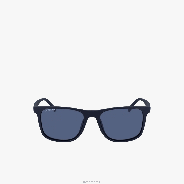 hombres Lacoste azul 424 lentes de sol con forma cuadrada N6XZ22328