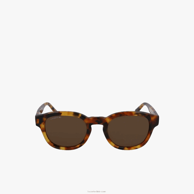 hombres Lacoste la habana brn 214 gafas de sol ovaladas de bioacetato de national Geographic N6XZ22317