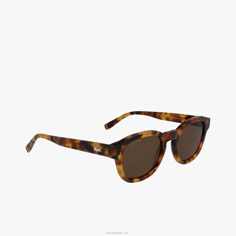 hombres Lacoste la habana brn 214 gafas de sol ovaladas de bioacetato de national Geographic N6XZ22317