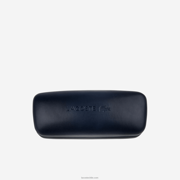 hombres Lacoste negro/azul 002 lentes de sol rectangulares active line N6XZ22281
