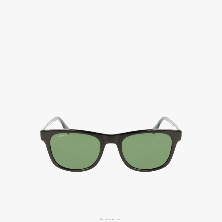 hombres Lacoste negro mate 001 lentes de sol rectangulares con diseño colour block N6XZ22308 hombres Lacoste negro mate 001 lentes de sol rectangulares con diseño colour block N6XZ22308