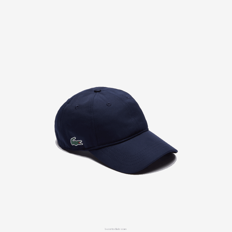 hombres Lacoste azul marino 166 gorra deportiva ligera N6XZ21925