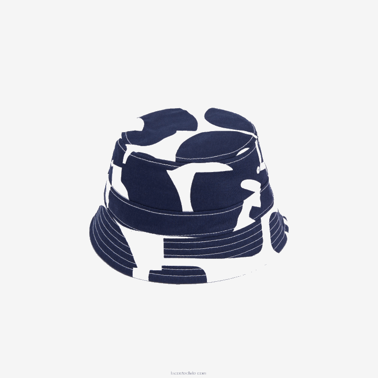hombres Lacoste azul marino blanco 525 sombrero de pescador heritage de algodón liso o estampado reversible N6XZ22342 hombres Lacoste azul marino blanco 525 sombrero de pescador heritage de algodón liso o estampado reversible N6XZ22342