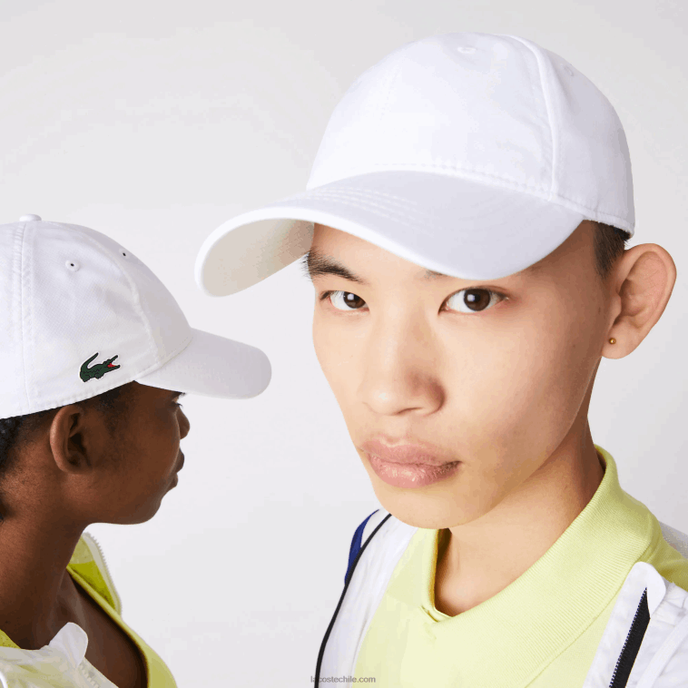 hombres Lacoste blanco 001 gorra deportiva ligera N6XZ21923 hombres Lacoste blanco 001 gorra deportiva ligera N6XZ21923