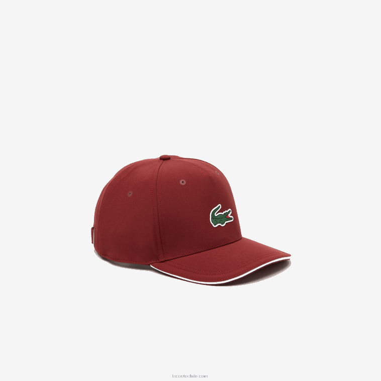 hombres Lacoste burdeos zs1 gorra de golf deportiva ajustable N6XZ22253