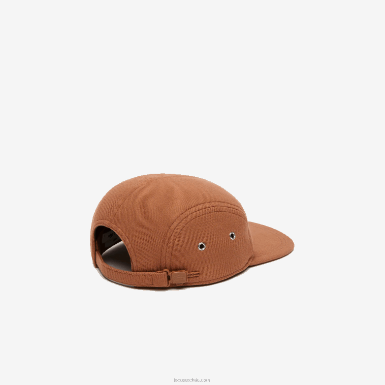 hombres Lacoste lfa marrón claro gorra girolle de algodón orgánico N6XZ22152