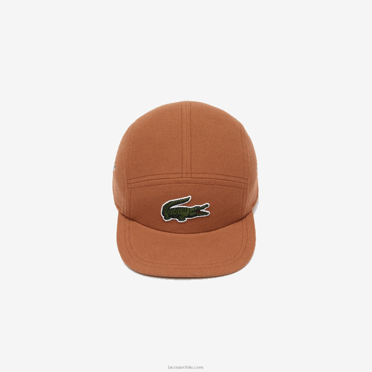 hombres Lacoste lfa marrón claro gorra girolle de algodón orgánico N6XZ22152