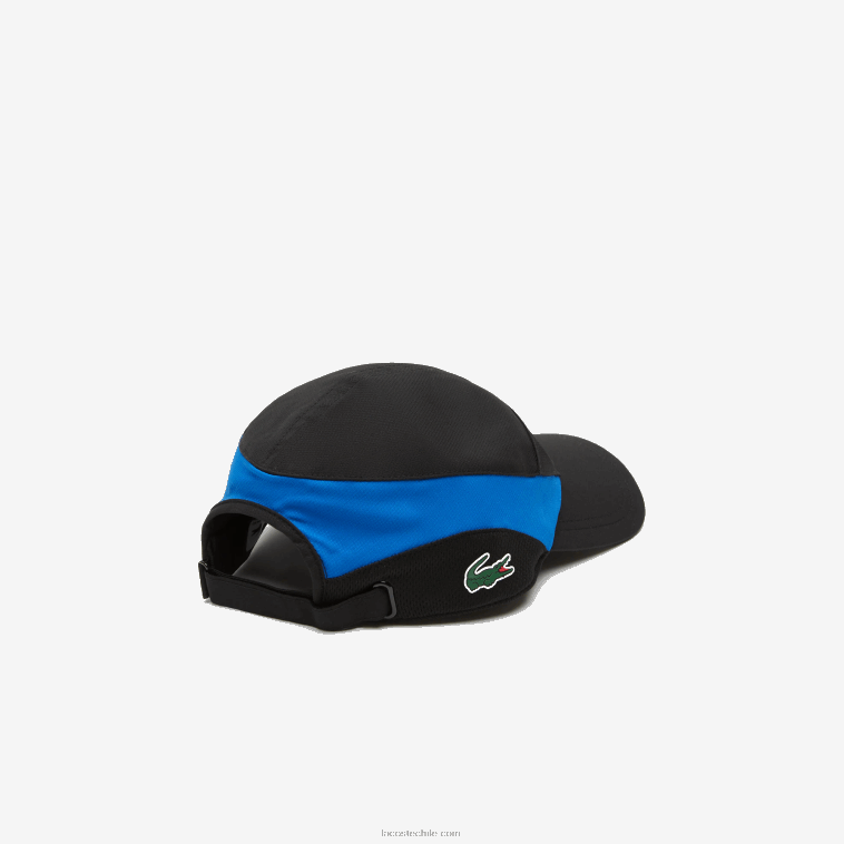hombres Lacoste negro azul 985 gorra deportiva de tenis N6XZ22243