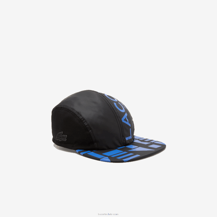 hombres Lacoste negro azul y88 gorra deportiva ligera N6XZ22259