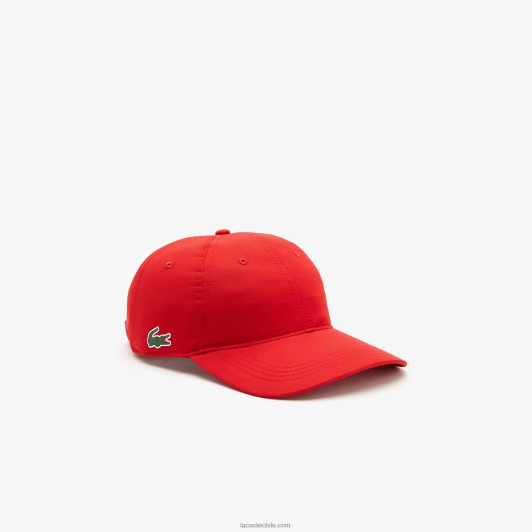 hombres Lacoste rojo 240 gorra deportiva ligera N6XZ21926