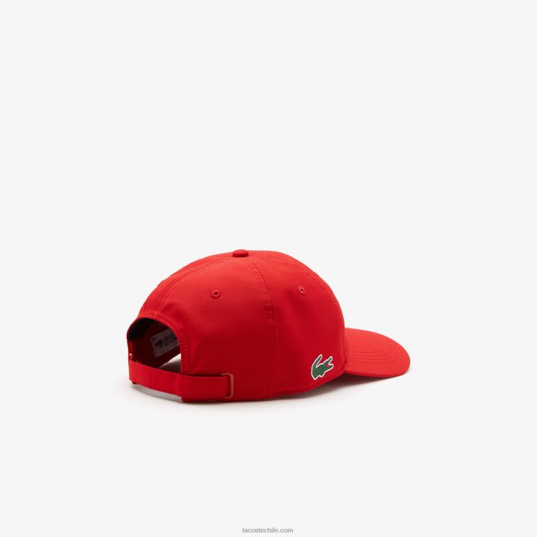 hombres Lacoste rojo 240 gorra deportiva ligera N6XZ21926