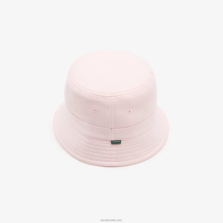 hombres Lacoste rosa claro t03 sombrero de pescador de algodón orgánico N6XZ22158