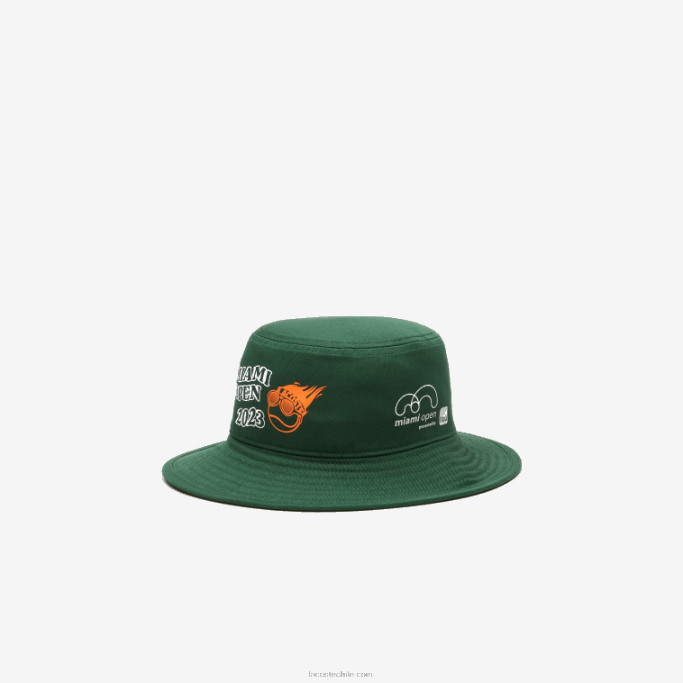 hombres Lacoste verde 132 gorra sport miami edición abierta N6XZ22170