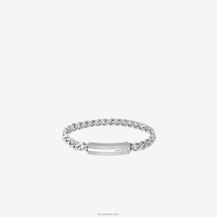 hombres Lacoste plata 045 pulsera de aventurero N6XZ22192 hombres Lacoste plata 045 pulsera de aventurero N6XZ22192
