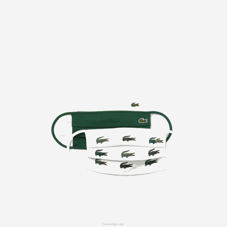 hombres Lacoste verde blanco 2bt l.12.12 mascarillas de algodón pack de 3 N6XZ22290 hombres Lacoste verde blanco 2bt l.12.12 mascarillas de algodón pack de 3 N6XZ22290