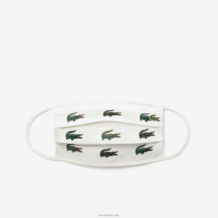 hombres Lacoste verde blanco 2bt l.12.12 mascarillas de algodón pack de 3 N6XZ22290