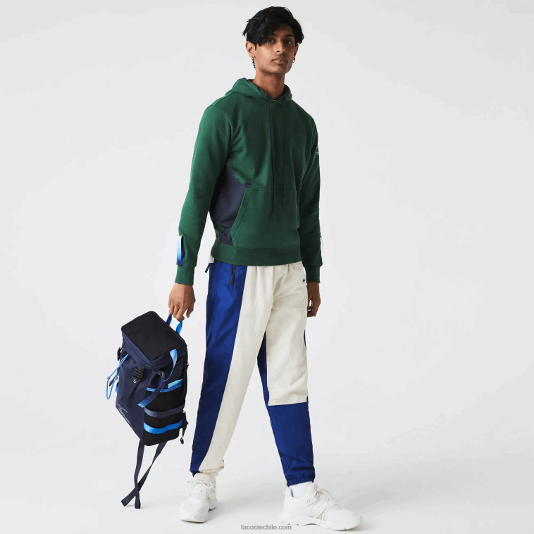 hombres21 mochila lacoste x theo curin de lona técnica N6XZ22124