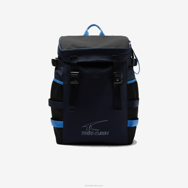 hombres21 mochila lacoste x theo curin de lona técnica N6XZ22124