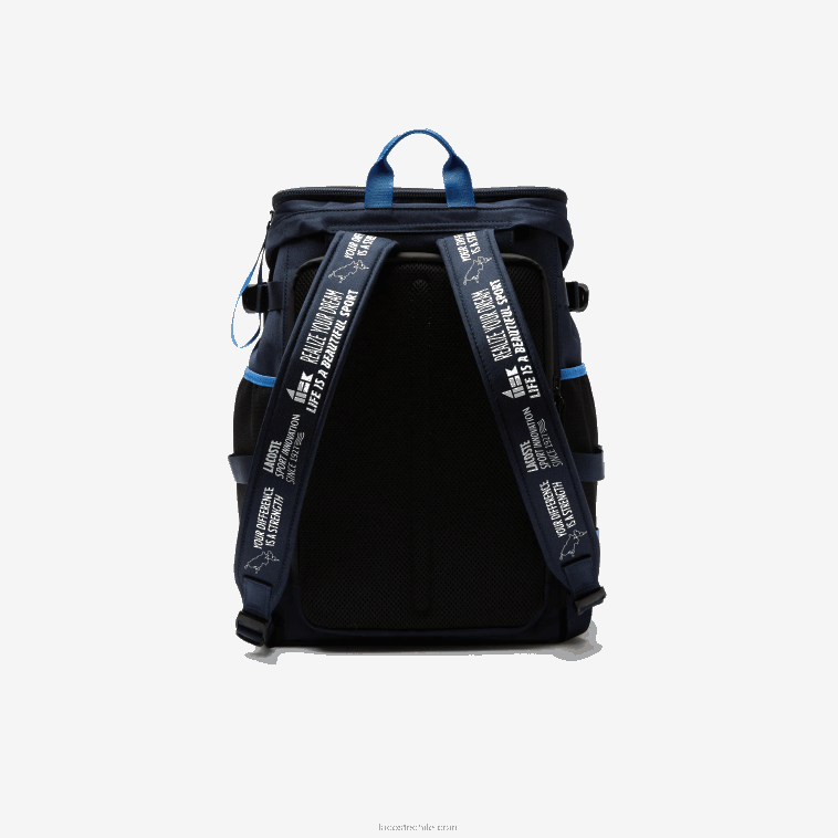 hombres21 mochila lacoste x theo curin de lona técnica N6XZ22124