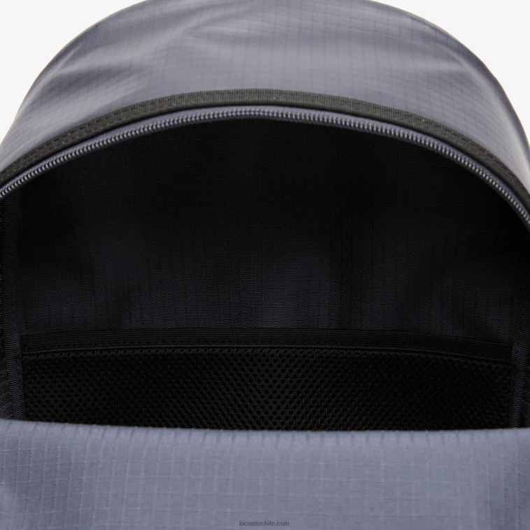 hombres Lacoste azul noche negra m20 mochila con logo en contraste N6XZ21978