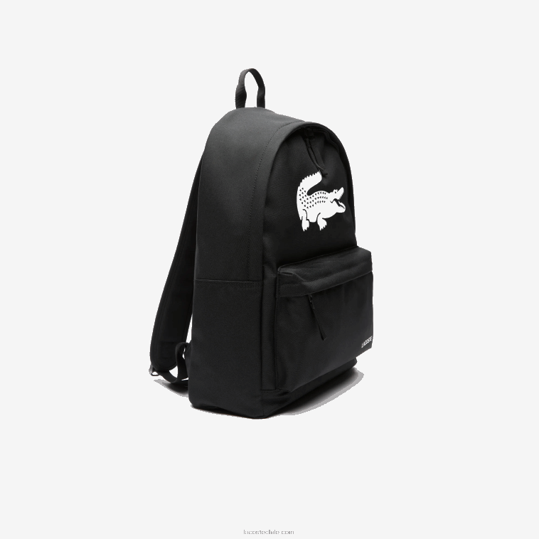 hombres Lacoste negro 000 mochila con bolsillo para laptop N6XZ22135