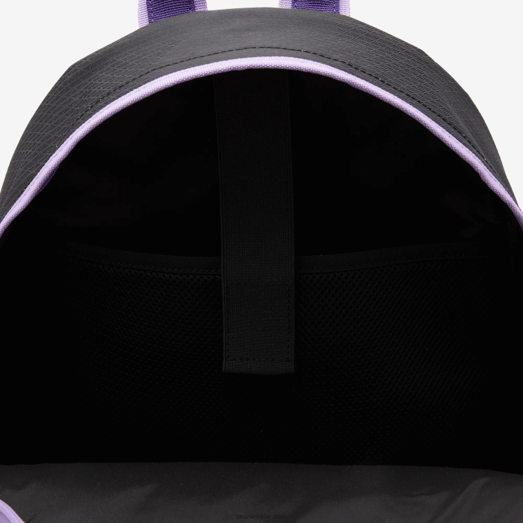 hombres Lacoste noir samui neva farine k96 mochila con diseño colour block y bolsillo con cremallera N6XZ22100