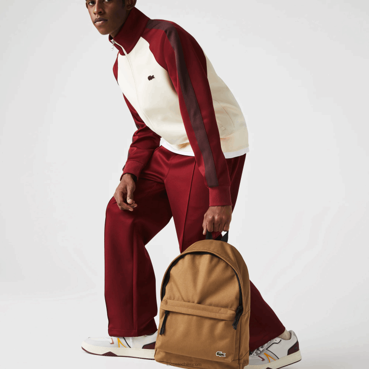 hombres Lacoste nutria d54 mochila de lona neocroc N6XZ22041