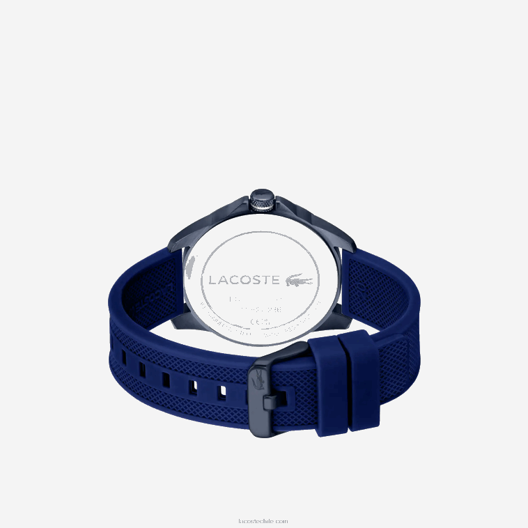 hombres Lacoste azul 000 reloj le croc 3 agujas silicona azul N6XZ22298
