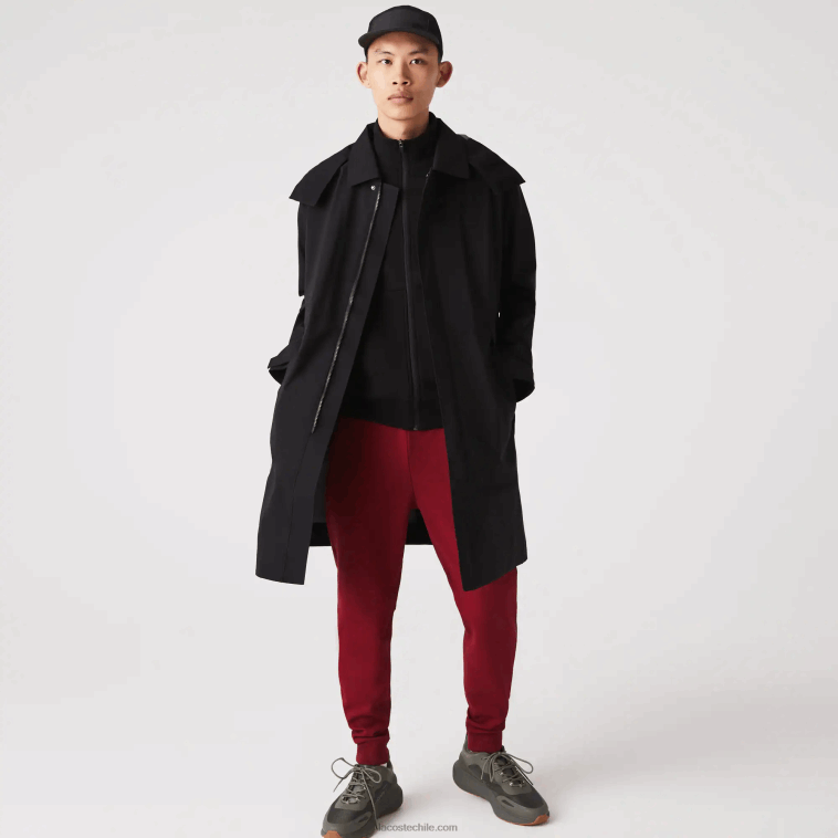 hombres Lacoste negro 031 parka resistente al agua hasta la rodilla con capucha removible N6XZ21273 hombres Lacoste negro 031 parka resistente al agua hasta la rodilla con capucha removible N6XZ21273