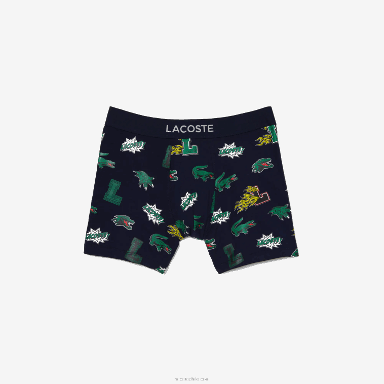 hombres Lacoste azul marino blanco qrn bóxer de algodón orgánico N6XZ21626 hombres Lacoste azul marino blanco qrn bóxer de algodón orgánico N6XZ21626