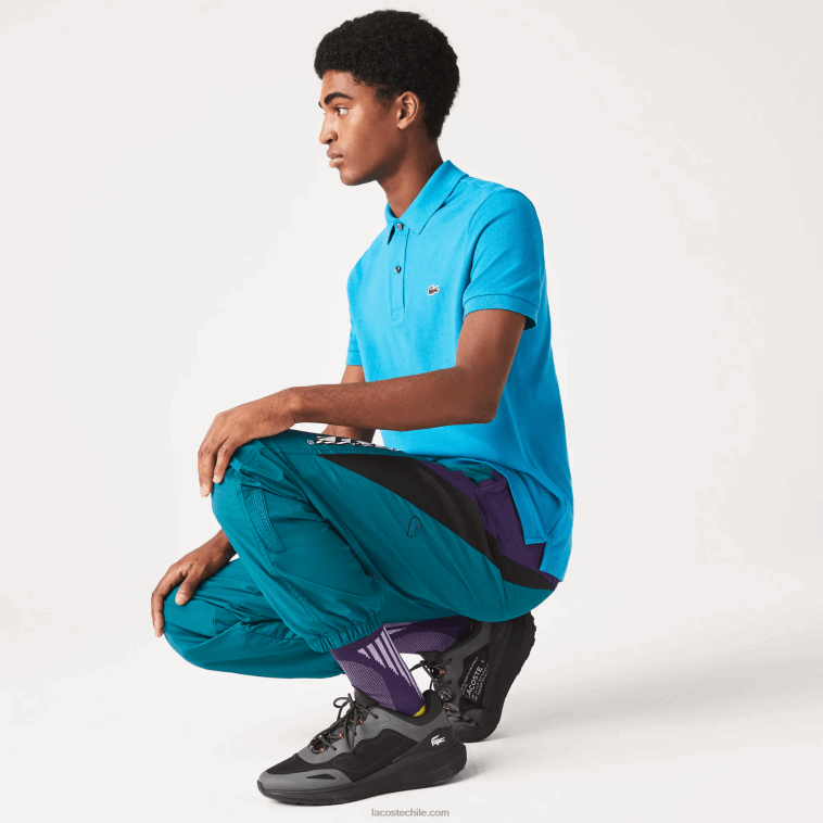 hombres Lacoste azul gh9 polo original l.12.12 slim fit N6XZ2837