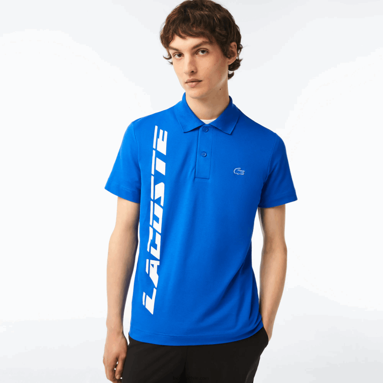 hombres Lacoste azul k1q polo de piqué de corte regular con logo N6XZ2625 hombres Lacoste azul k1q polo de piqué de corte regular con logo N6XZ2625
