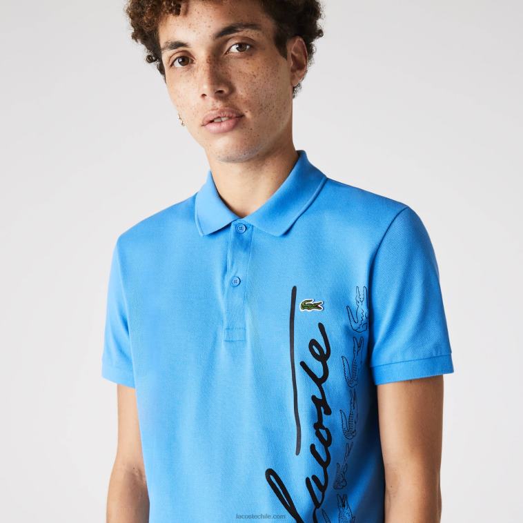 hombres Lacoste azul l99 polo de piqué de algodón de corte regular N6XZ2678 hombres Lacoste azul l99 polo de piqué de algodón de corte regular N6XZ2678