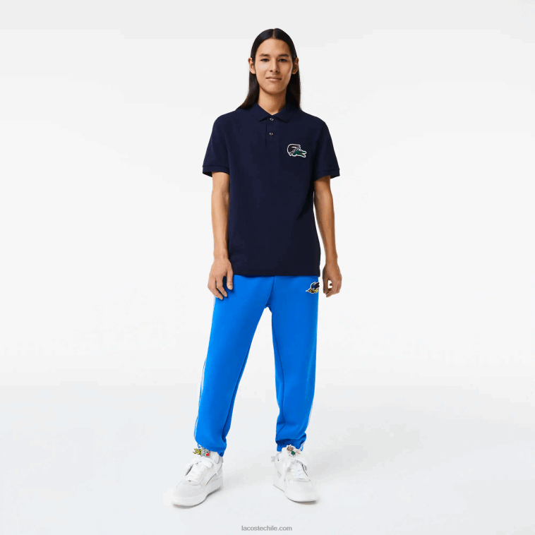hombres Lacoste azul marino 166 polo de piqué de algodón orgánico N6XZ2573 hombres Lacoste azul marino 166 polo de piqué de algodón orgánico N6XZ2573