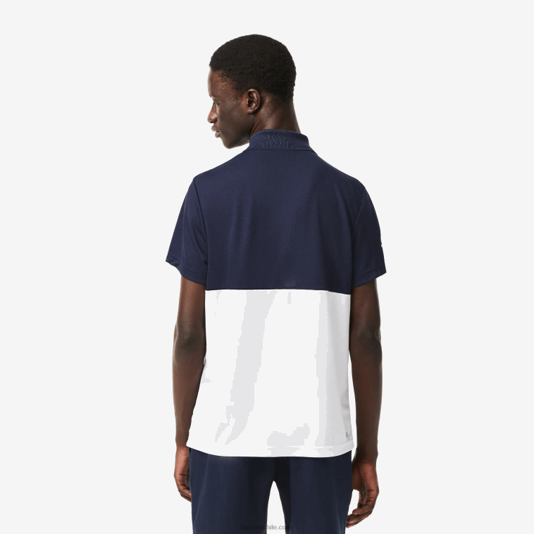 hombres Lacoste azul verde blanco t3i polo sport miami open edition a rayas N6XZ2238