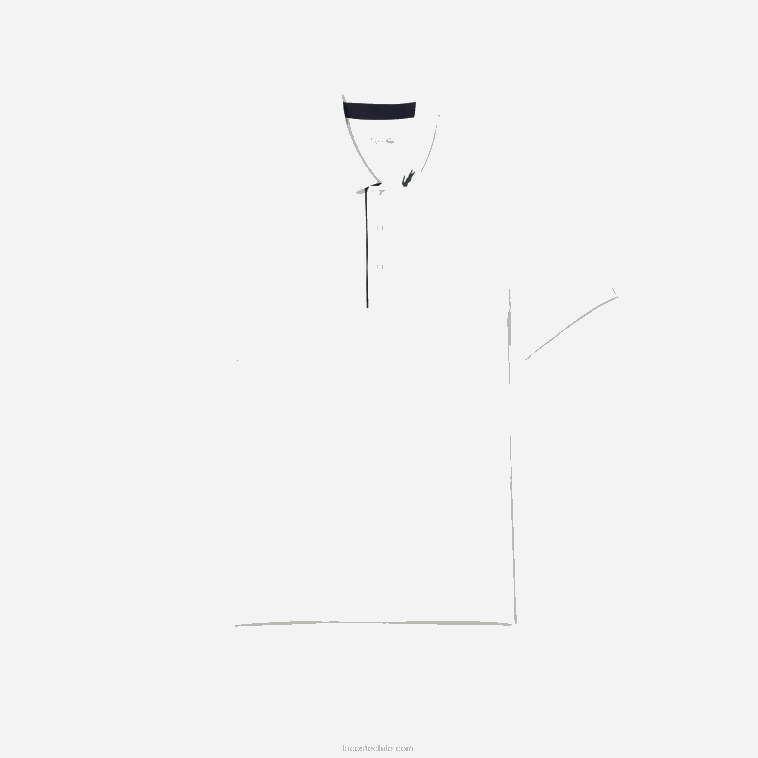 hombres Lacoste blanco azul marino 522 polo de golf de punto deportivo N6XZ2595
