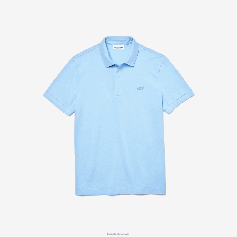 hombres Lacoste hbp azul polo de piqué de algodón elástico smart paris N6XZ2857